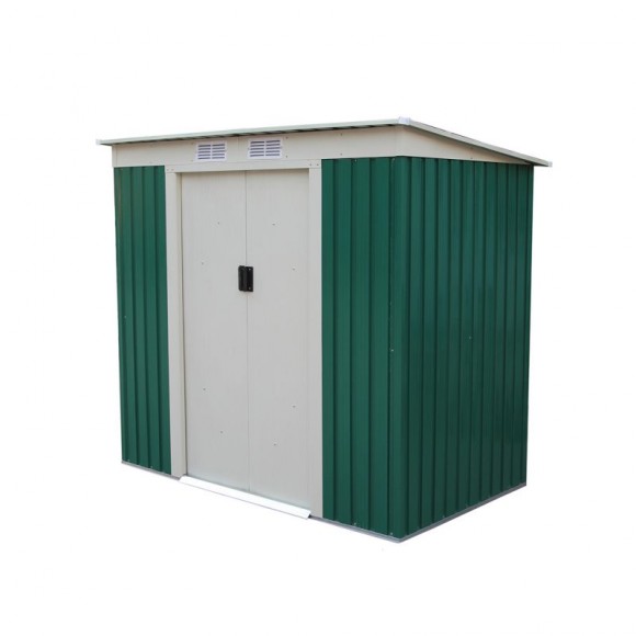 Abrigo Metal Buckingham Verde 2,43 M2 GARDIUN Abrigo Metal Buckingham Verde 2,43 M2 GARDIUN
