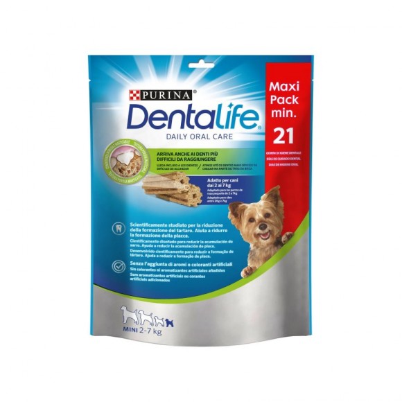 Snack Dent Cão Extr Peq 21 UN 207 G DENTAL LIFE Snack Dent Cão Extr Peq 21 UN 207 G DENTAL LIFE