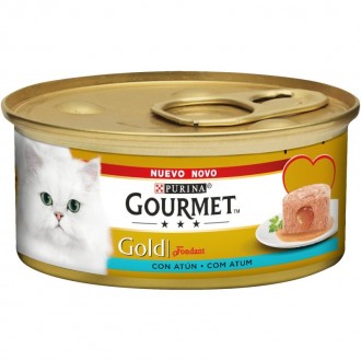 Alimento H�mid Gato Fondant Atum 85 G GOURMET GOLD