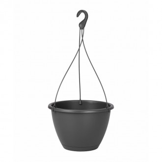 Vaso Suspens�o Algarve Antracite 25 CM ARTEVASI