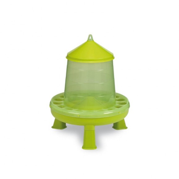 Comedouro de Pl�stico c/P�s p/Aves 4KG GAUN