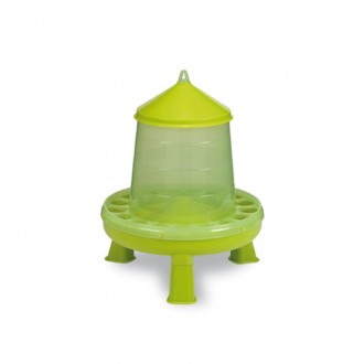 Comedouro de Pl�stico c/P�s p/Aves 4KG GAUN