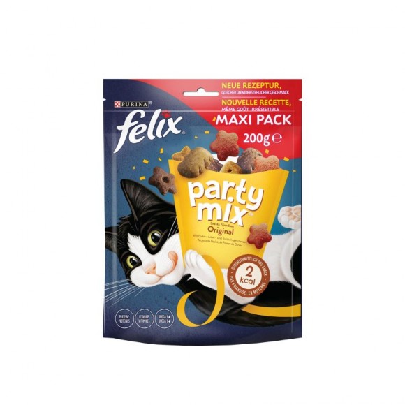 Snack Para Gato Adult Party Mx Originl 200 G FELIX Snack Para Gato Adult Party Mx Originl 200 G FELIX