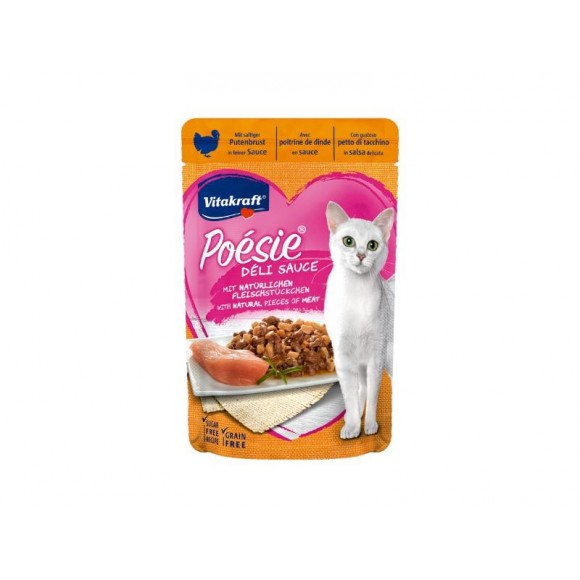Alimento H�mido Para Gato Peito Per� 85 G POESIE