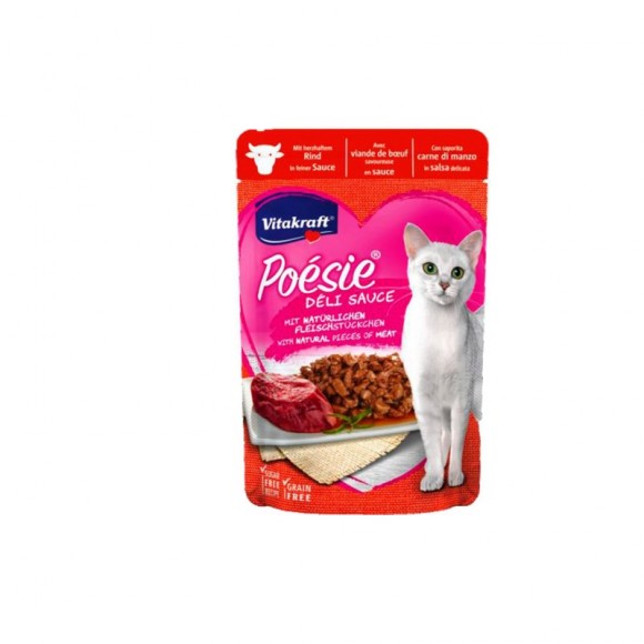 Alimento H�mido Para Gato Vitela 85 G POESIE