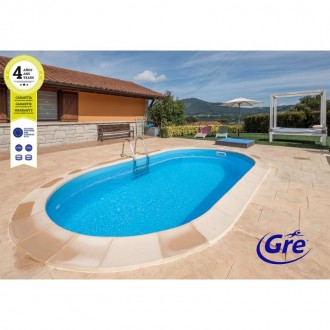 Piscina Enterrada MADAGÁSCAR 500X300X150 CM GRE Piscina Enterrada MADAGÁSCAR 500X300X150 CM GRE