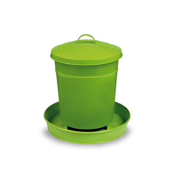 Comedouro emMetal Pintado p/Aves 4KG