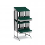 Bateria de 4 Abrigos p/Postura de Aves GAUN Bateria de 4 Abrigos p/Postura de Aves GAUN