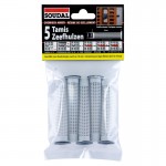 Bicos Varao Roscado Transparente SOUDAL 5Un Bicos Varao Roscado Transparente SOUDAL 5Un