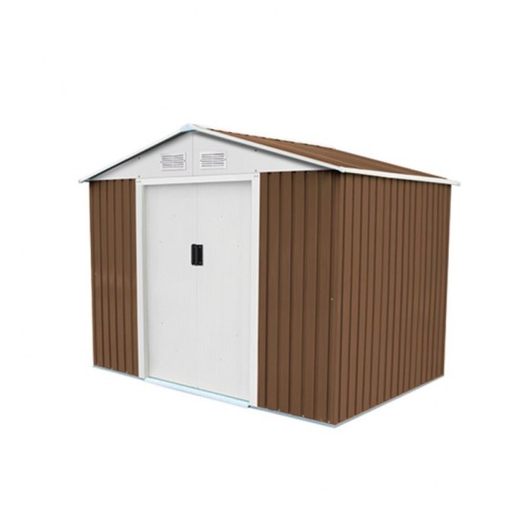 Abrigo Metal Cambridge Castanho 4,72 M2 GARDIUN Abrigo Metal Cambridge Castanho 4,72 M2 GARDIUN