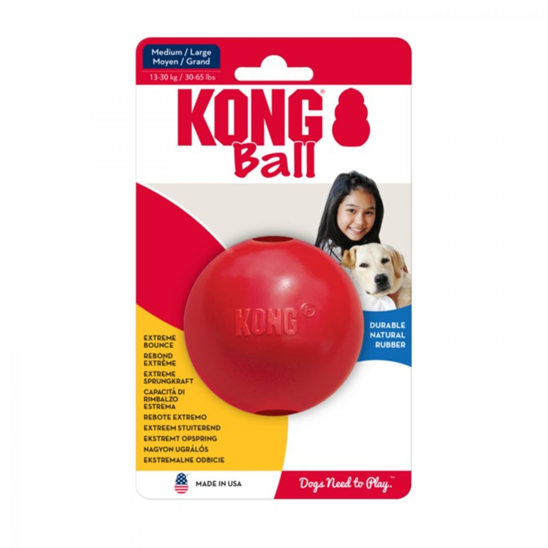 Brinquedo Borracha Para Cão Bola S KONG
