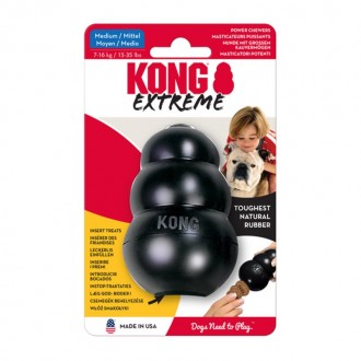 Brinquedo Borracha Extreme Para Cão Medium KONG Brinquedo Borracha Extreme Para Cão Medium KONG