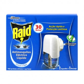 Inseticida El�trico Aparelho 30 Noites 21 ML RAID
