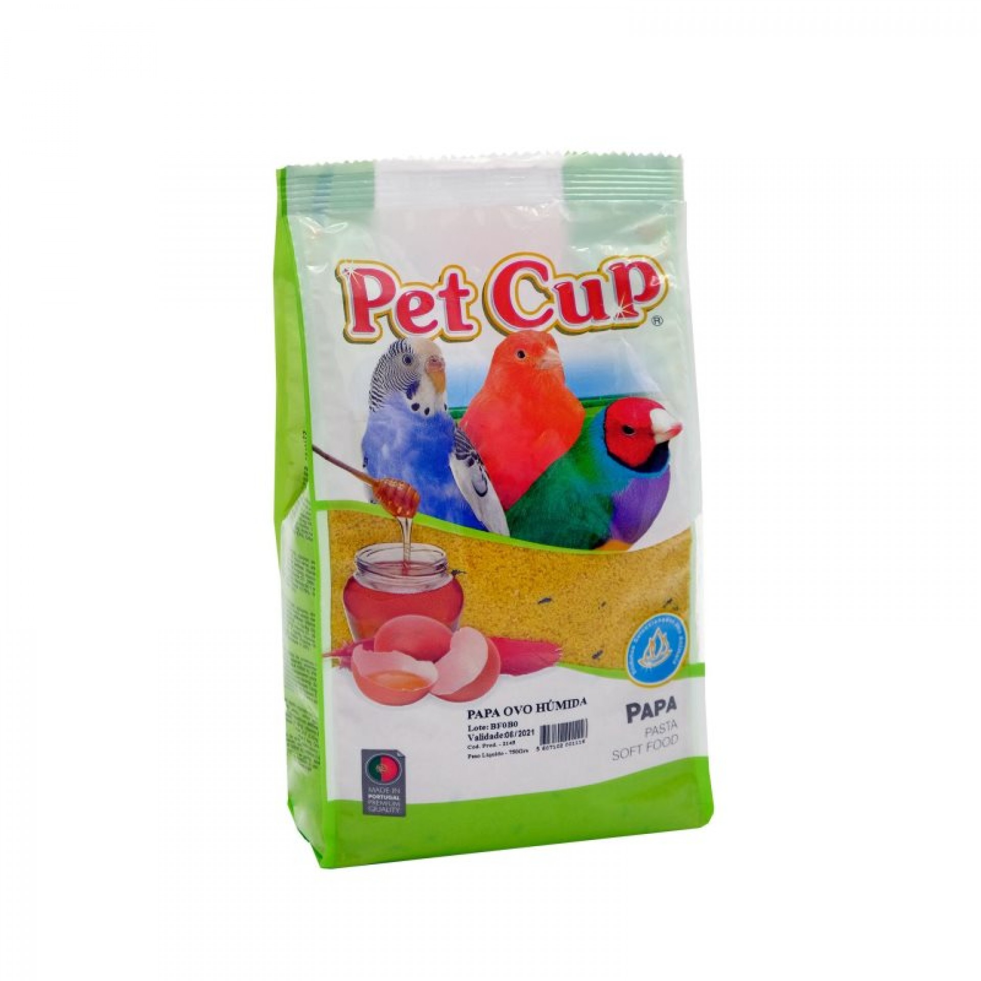 Papa Ovo Húmida PET CUP 750Gr