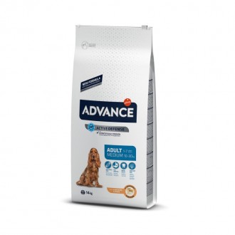 Alim Sc C�o Adult M�dio Frang E Arrz 14 KG ADVANCE