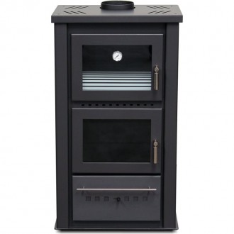 SALAMANDRA LENHA COM FORNO IRIS N990 METLOR