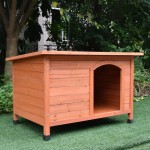 Casota Rústica De Madeira Para Cão 104X70X66CM NATURAL HOUSE Casota Rústica De Madeira Para Cão 104X70X66CM NATURAL HOUSE