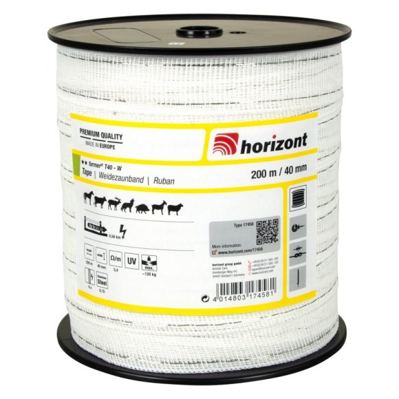 Fita Farmer T40 8 Condutores 40 MMx200 M HORIZONT Fita Farmer T40 8 Condutores 40 MMx200 M HORIZONT