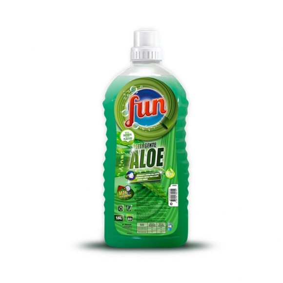 Detergente L�quido M�quina Roupa Alo� 32 Doses FUN