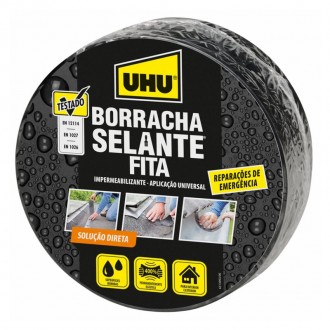 Fita Borracha Selante 7,5CMx5M UHU Fita Borracha Selante 7,5CMx5M UHU