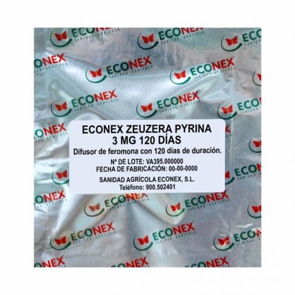 Feromona Zeuzera Pyrina 3MG 120 días ECONEX Feromona Zeuzera Pyrina 3MG 120 días ECONEX