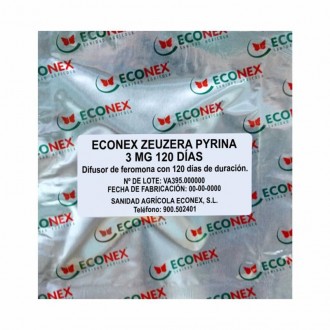 Feromona Zeuzera Pyrina 3MG 120 días ECONEX Feromona Zeuzera Pyrina 3MG 120 días ECONEX