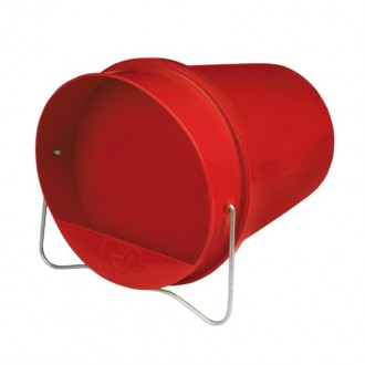 Bebedouro p/Aves emPl�stico Vermelho 6LT GAUN