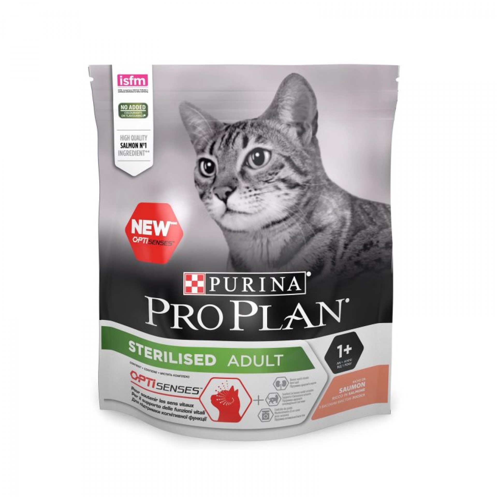 ALIMENTO SECO GATO ESTERILIZAD SALMÃO SENSES 400 G