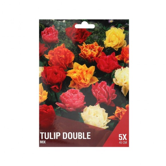 TULIPA DOBRADA MIX 5 BOLBOS TULIPA DOBRADA MIX 5 BOLBOS