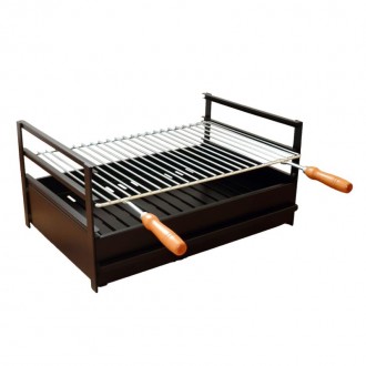 Grelha Tipo Cama Com Pegas de Madeira 48X33 CM