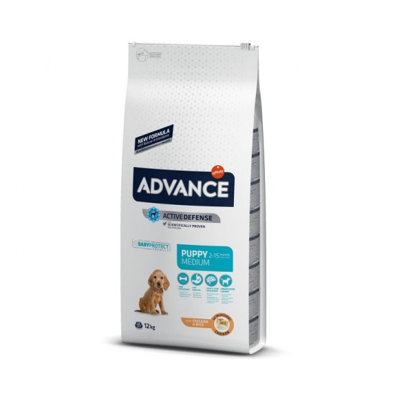 Alim Sc Cachorr Médio Frang E Arroz 12 KG ADVANCE Alim Sc Cachorr Médio Frang E Arroz 12 KG ADVANCE