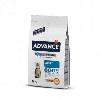 Alimento Gato Adulto Frango/Arroz 3 KG ADVANCE Alimento Gato Adulto Frango/Arroz 3 KG ADVANCE