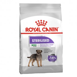ALIMENTO SECO PARA CÃO STERILISED MINI ADULT 1 KG ALIMENTO SECO PARA CÃO STERILISED MINI ADULT 1 KG