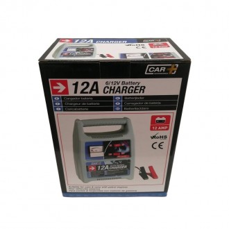 Carregador Bateria 6/12V 12Ah Carregador Bateria 6/12V 12Ah