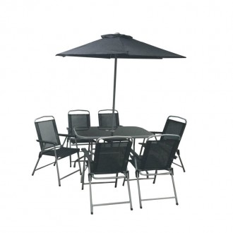 CONJUNTO MESA + 6 CADEIRAS + CHAP�U