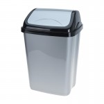 CAIXOTE LIXO TAMPA BASCULANTE SILVER 16 L CAIXOTE LIXO TAMPA BASCULANTE SILVER 16 L