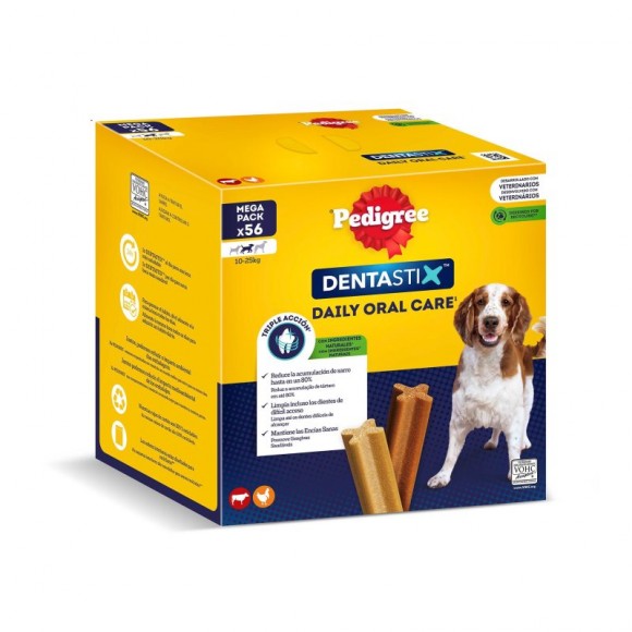Snack Para C�o M�dio Dentastix 56 UN PEDIGREE