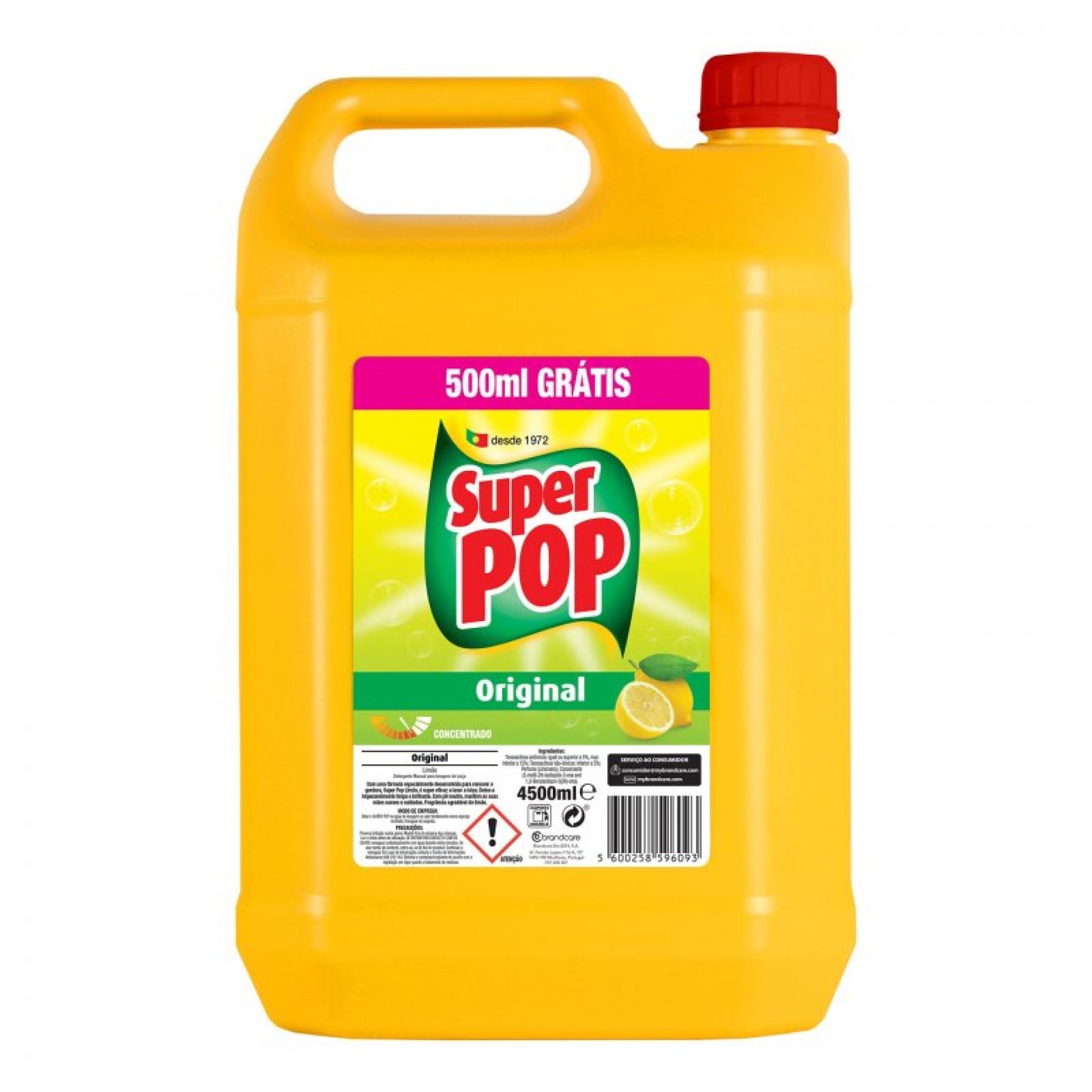 Detergente Loiça Limão 4,5 L SUPER POP