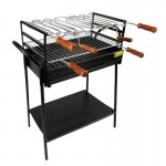 BARBECUE CARVÃO IBIZA COM GRELHA ROTATIVA 60 CM BARBECUE CARVÃO IBIZA COM GRELHA ROTATIVA 60 CM