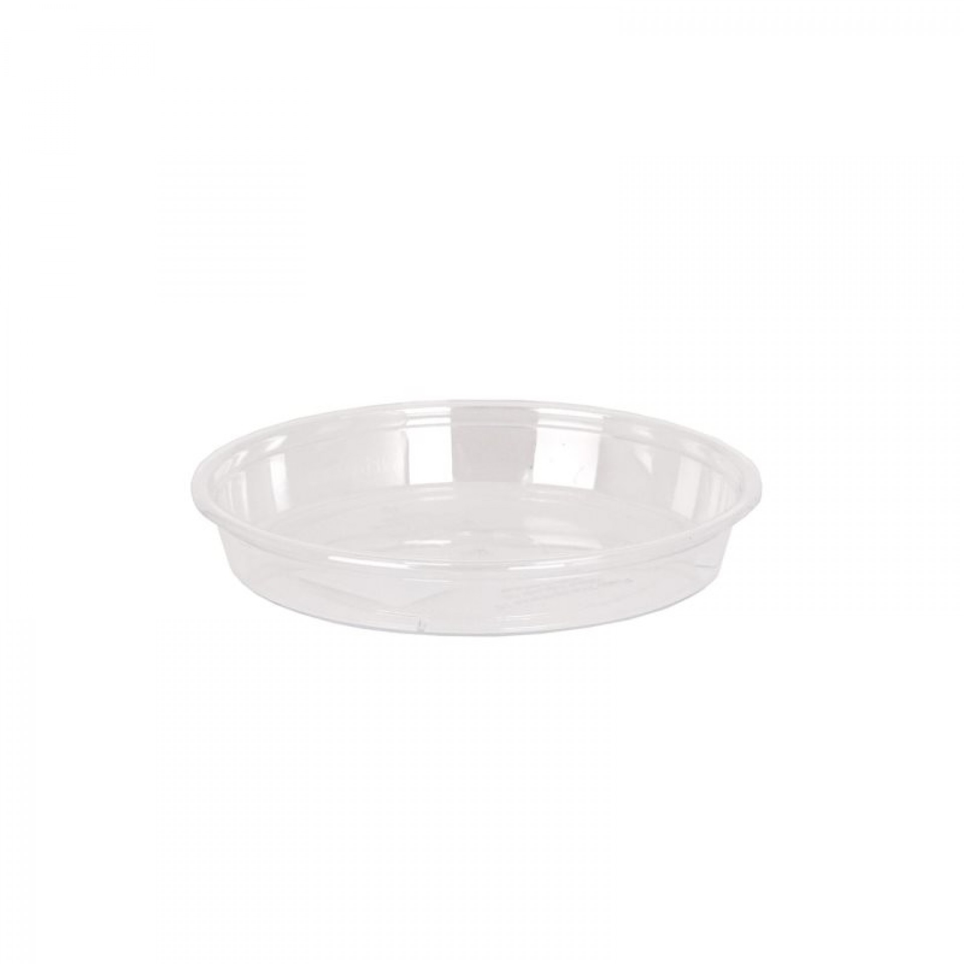 Prato Plástico Redondo Transparente 15 CM ARTEVASI