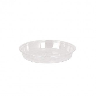 Prato Pl�stico Redondo Transparente 15 CM ARTEVASI