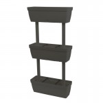 Conjunto Floreiras Vertical Antracite 3 UN Conjunto Floreiras Vertical Antracite 3 UN