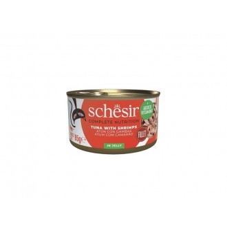 Alimento Húmido Gato Atum E Gambas 85 G SCHESIR Alimento Húmido Gato Atum E Gambas 85 G SCHESIR