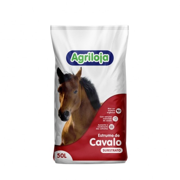 Estrume Cavalo 50 L AGRILOJA Estrume Cavalo 50 L AGRILOJA