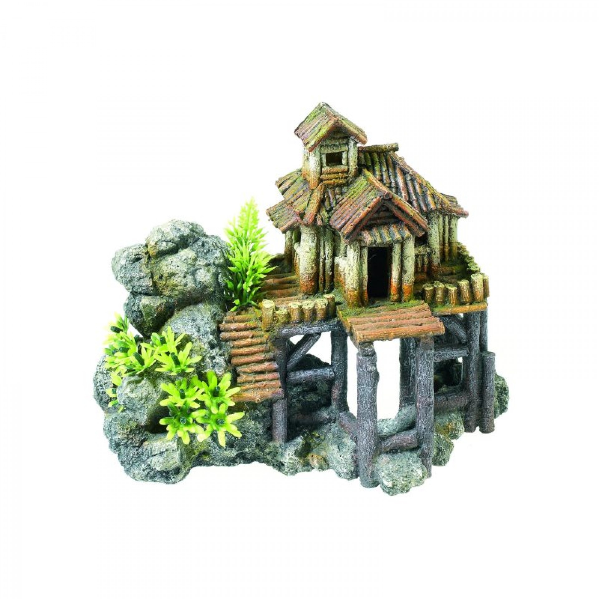 Decoração Wood House 230X130X180Mm