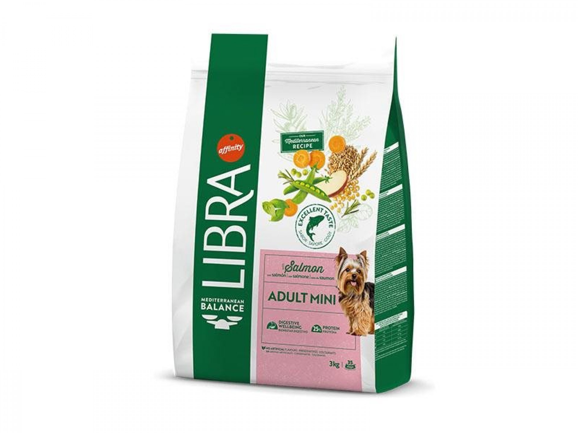 Alimento Seco Cão Adulto Mini Salmão 3 KG LIBRA
