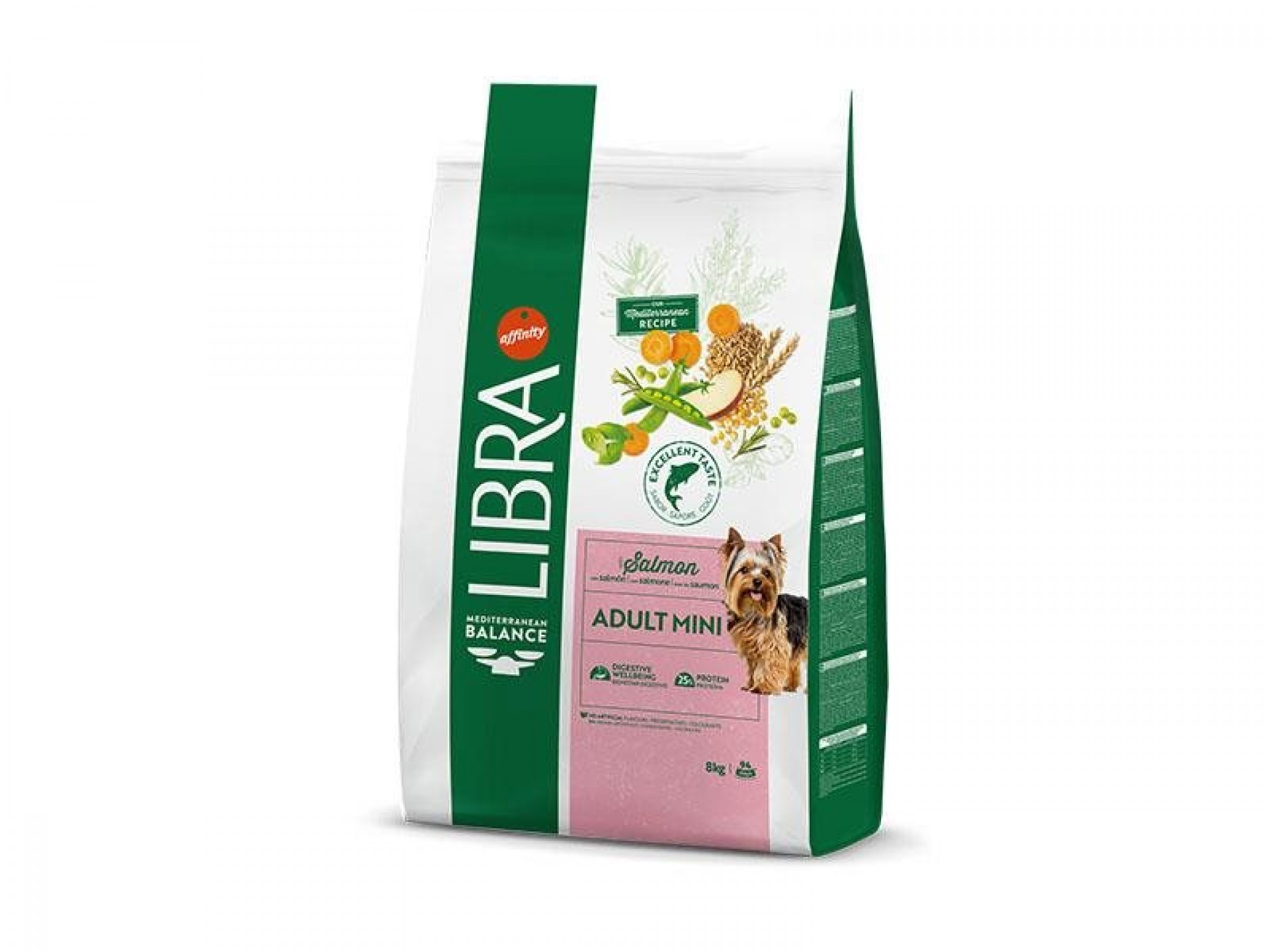Alimento Seco Cão Adulto Mini Salmão 8 KG LIBRA