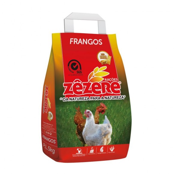 Ração Granulado Frangos 5 KG ZÊZERE OURO Ração Granulado Frangos 5 KG ZÊZERE OURO