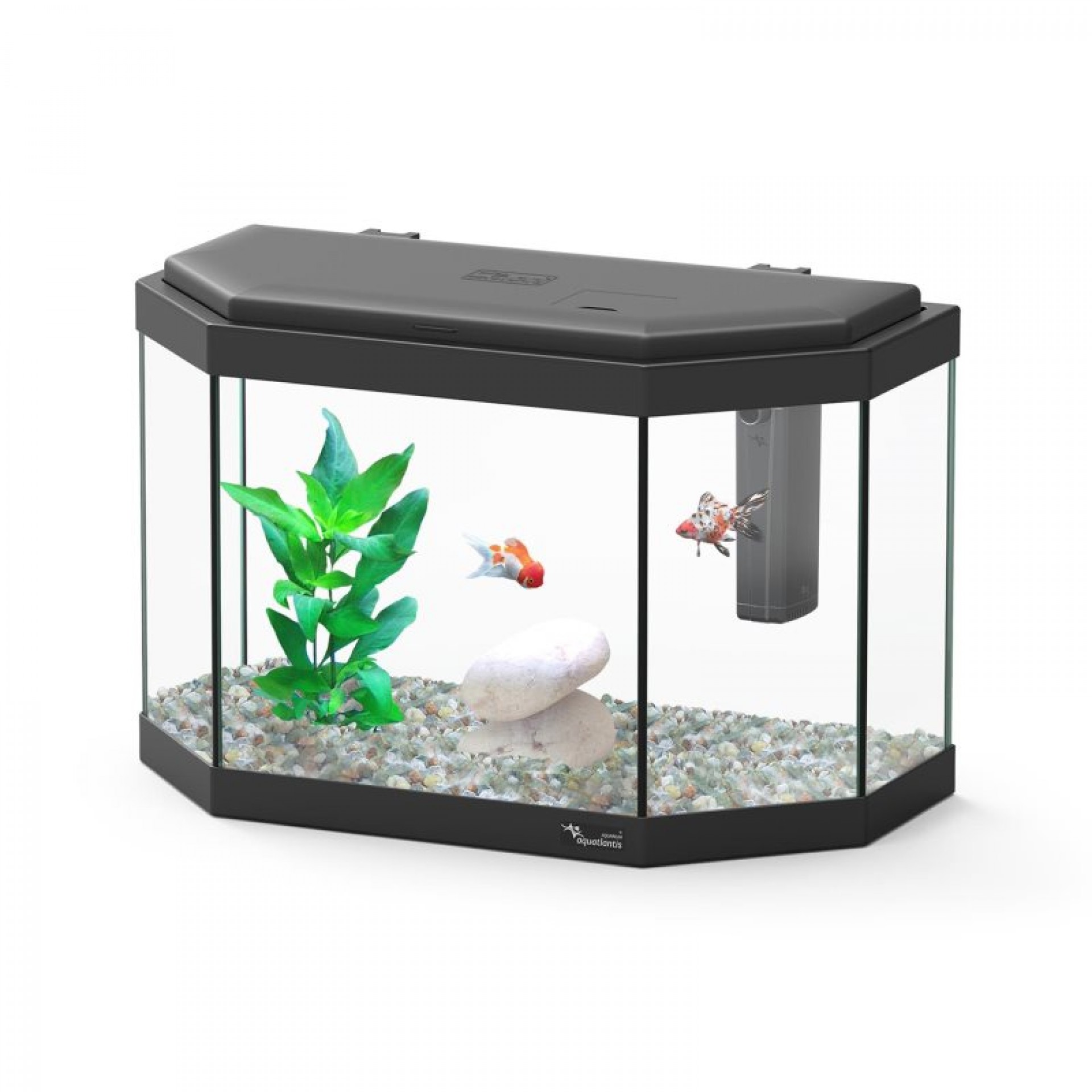 Aquario Explorer Athens c/ Led Preto 15LT
