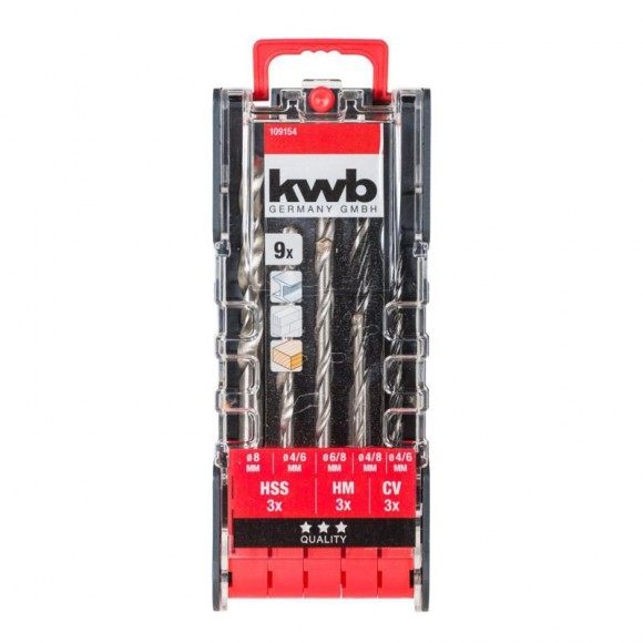 Kit Brocas Mixtas 9UN PWRBOX KWB